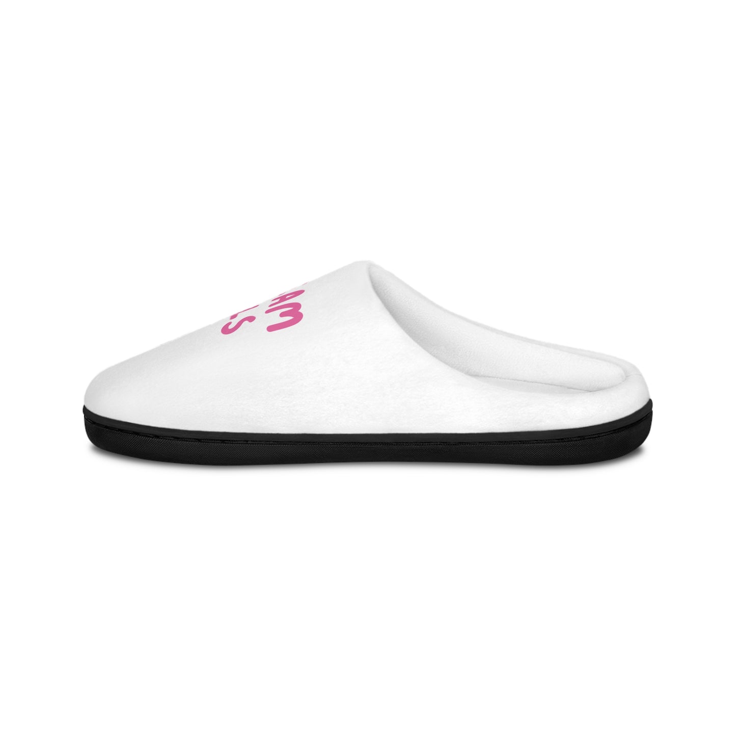Premium #TEAM GIRLS Women's Indoor Slippers — Cozy Pink Slogan House Shoes for Girlfriends, Bridal Parties & Gifts