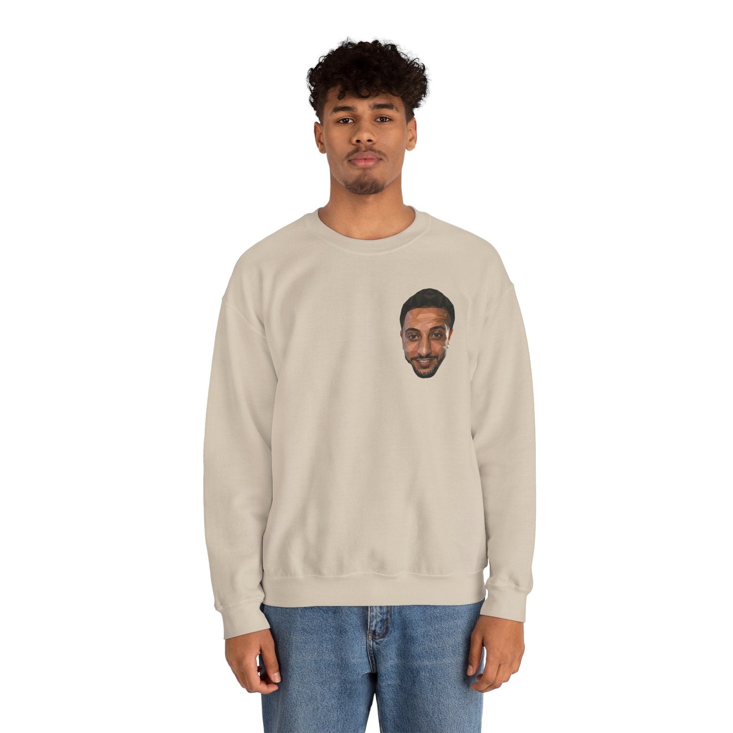 NasDas Sweatshirt – Minimal Portrait Crewneck