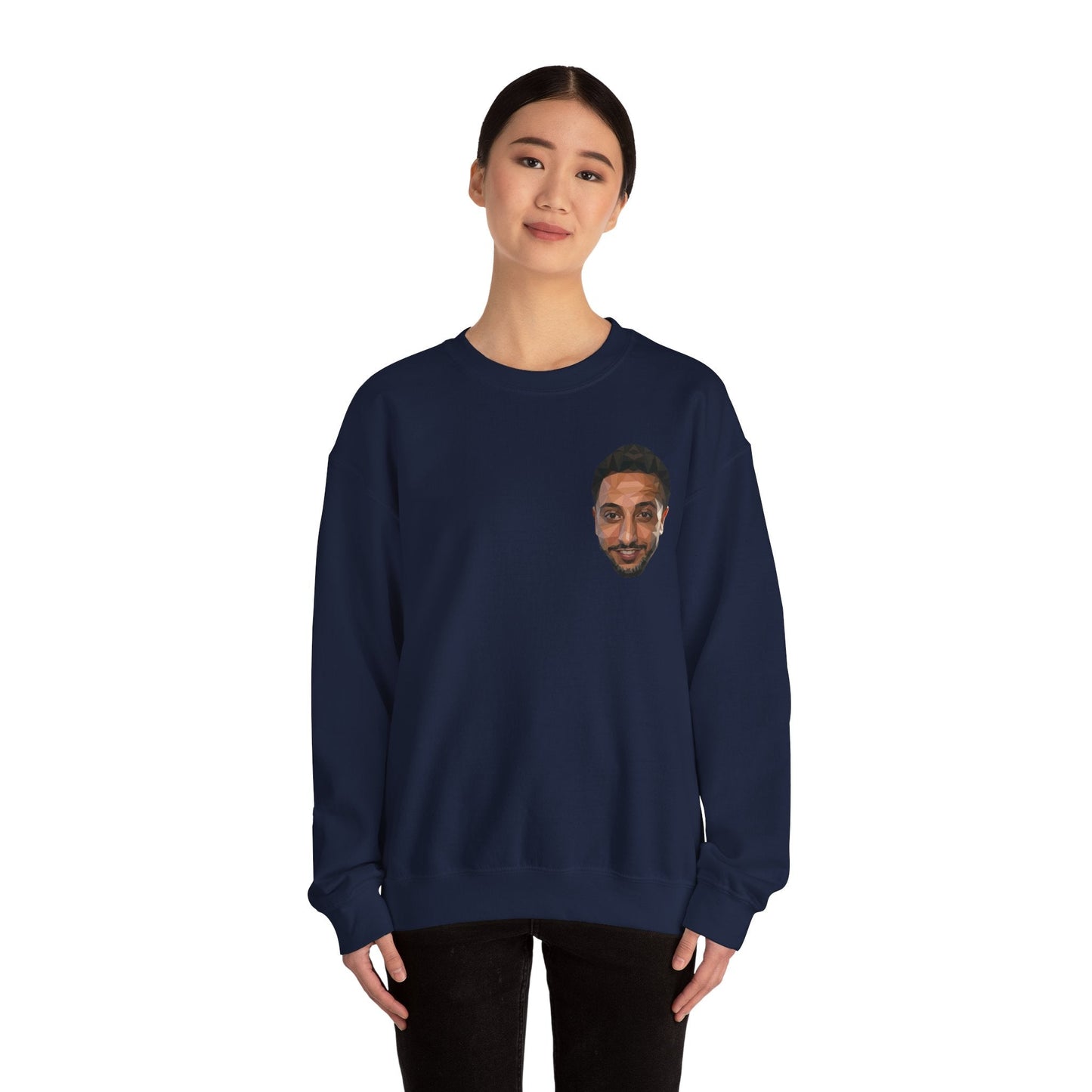 NasDas Sweatshirt – Minimal Portrait Crewneck