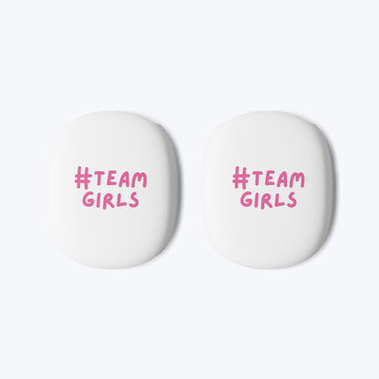 Premium AirPod Max Case — ‘Team Girls’ Pink Logo Protective Covers