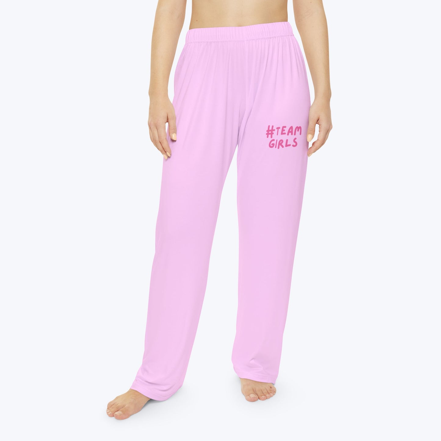 Premium Pink 'Team Girls' Pajama Pants – Women's Cozy Lounge Sleepwear