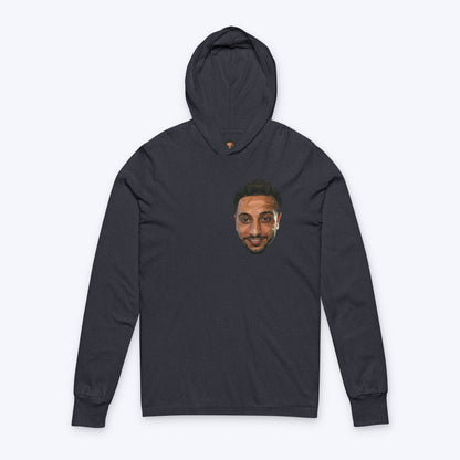 NasDas T-Shirt Long Sleeve Tee — Small Chest & Back Portrait