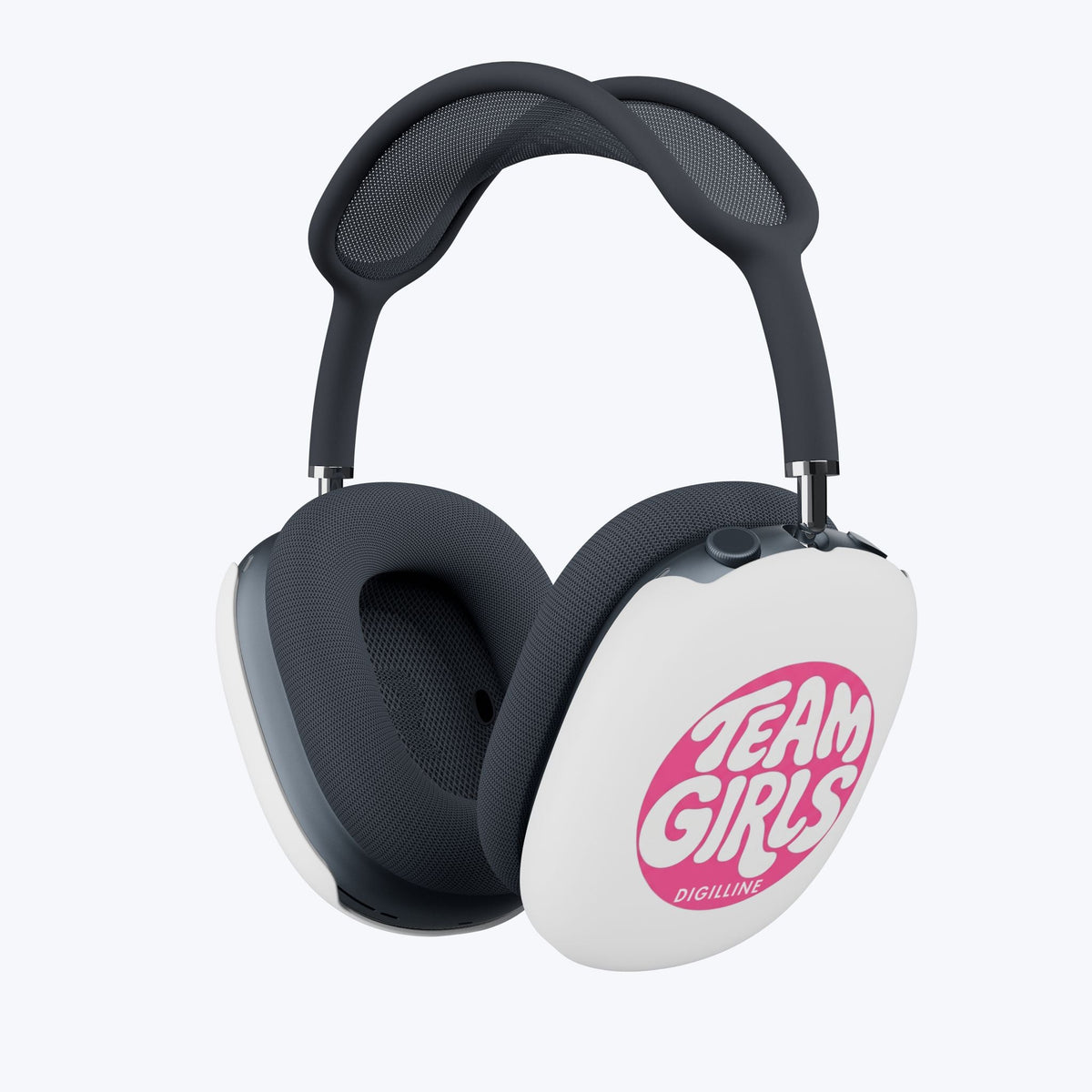 Premium AirPod Max Case — ‘Team Girls’ Pink Logo Protective Covers
