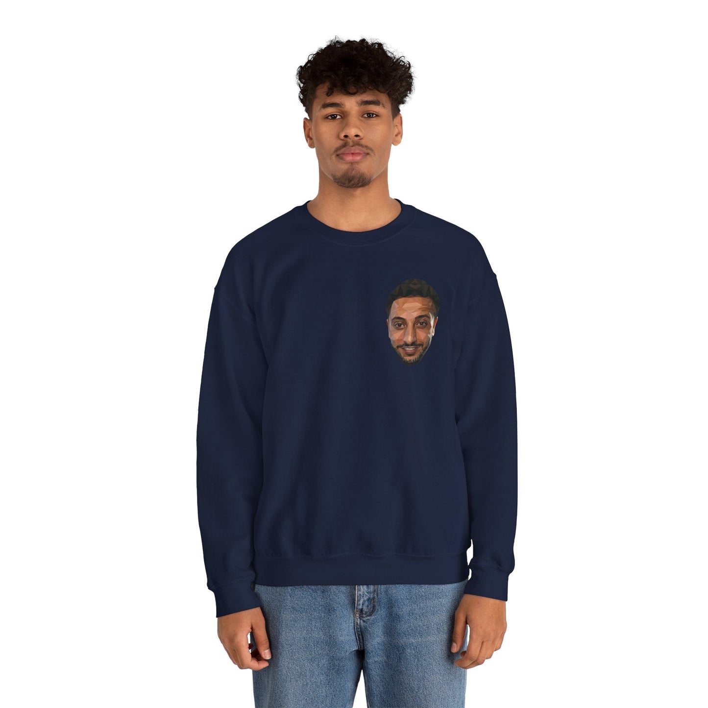 NasDas Sweatshirt – Minimal Portrait Crewneck