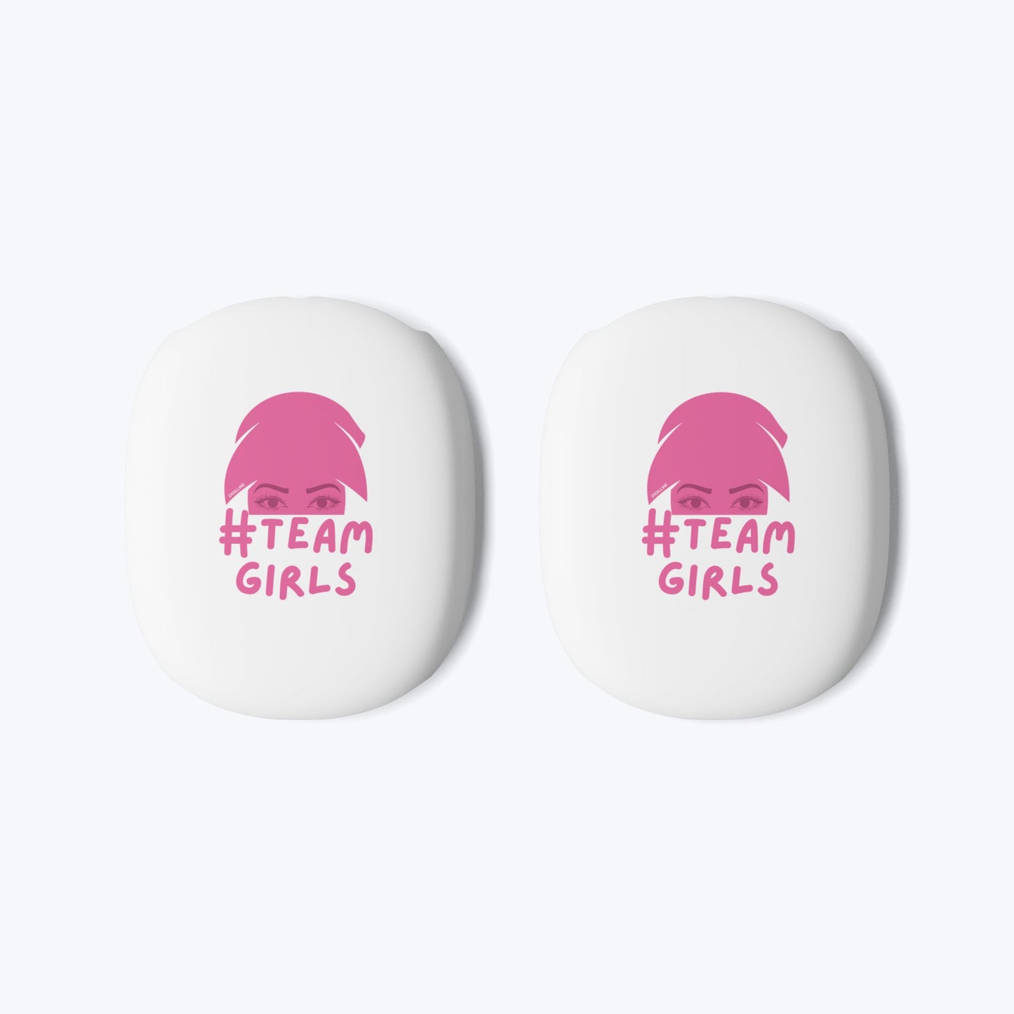 Premium AirPod Max Case — ‘Team Girls’ Pink Logo Protective Covers