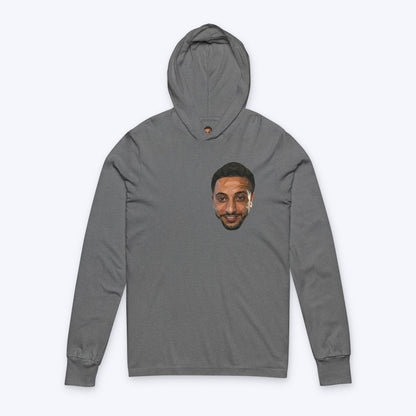 NasDas T-Shirt Long Sleeve Tee — Small Chest & Back Portrait