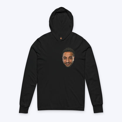 NasDas T-Shirt Long Sleeve Tee — Small Chest & Back Portrait