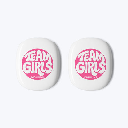 Premium AirPod Max Case — ‘Team Girls’ Pink Logo Protective Covers