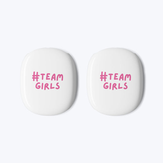 Premium AirPod Max Case — ‘Team Girls’ Pink Logo Protective Covers