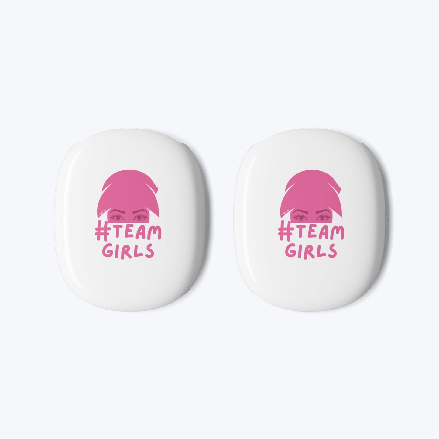 Premium AirPod Max Case — ‘Team Girls’ Pink Logo Protective Covers