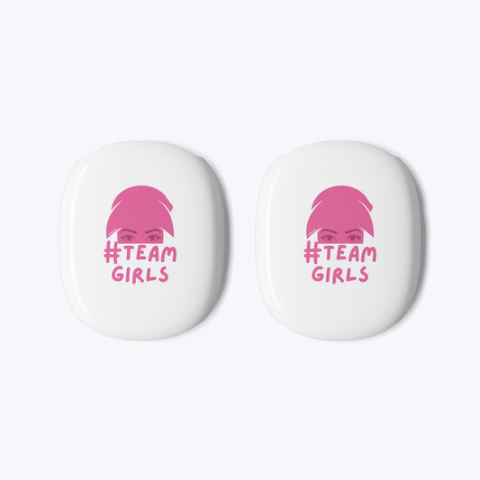 Premium AirPod Max Case — ‘Team Girls’ Pink Logo Protective Covers