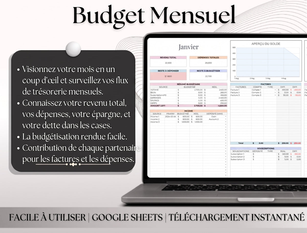 Version Premium (Budget Planner 2026 Tout-en-Un)