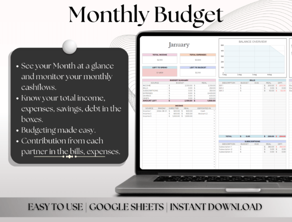 Premium Family Budget Planner 2026 +Gift !!