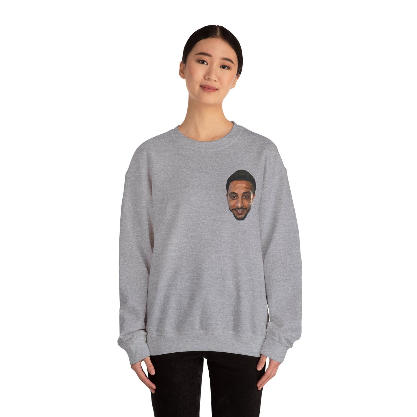 NasDas Sweatshirt – Minimal Portrait Crewneck