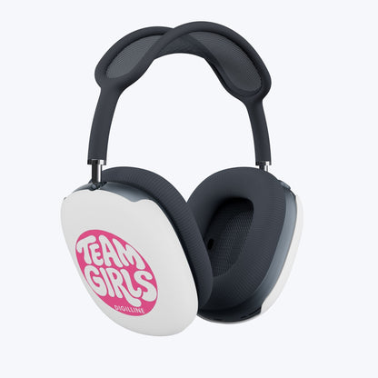 Premium AirPod Max Case — ‘Team Girls’ Pink Logo Protective Covers