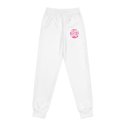 Youth Joggers Premium — 'Team Girls' Pink Logo Sweatpants for Kids