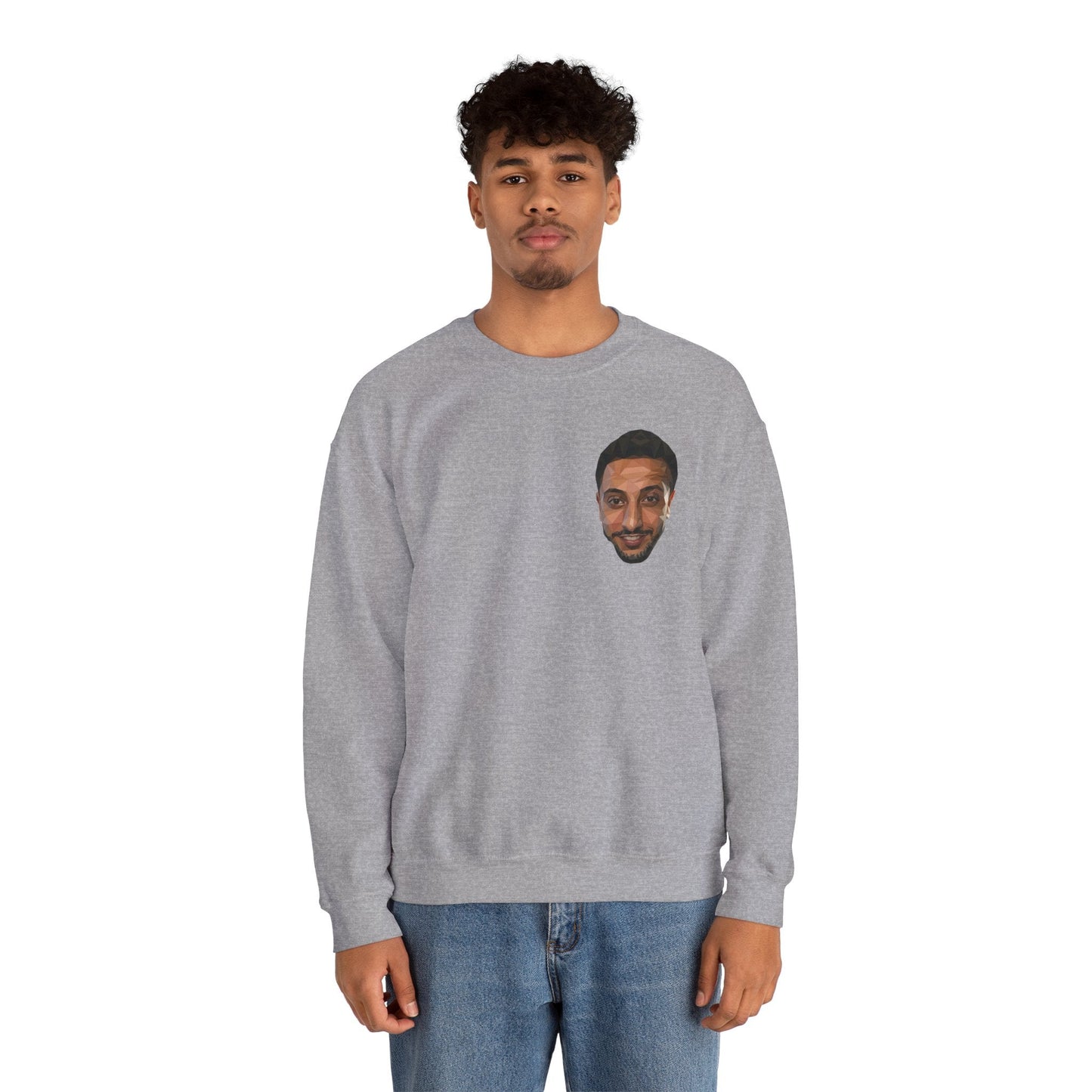 NasDas Sweatshirt – Minimal Portrait Crewneck