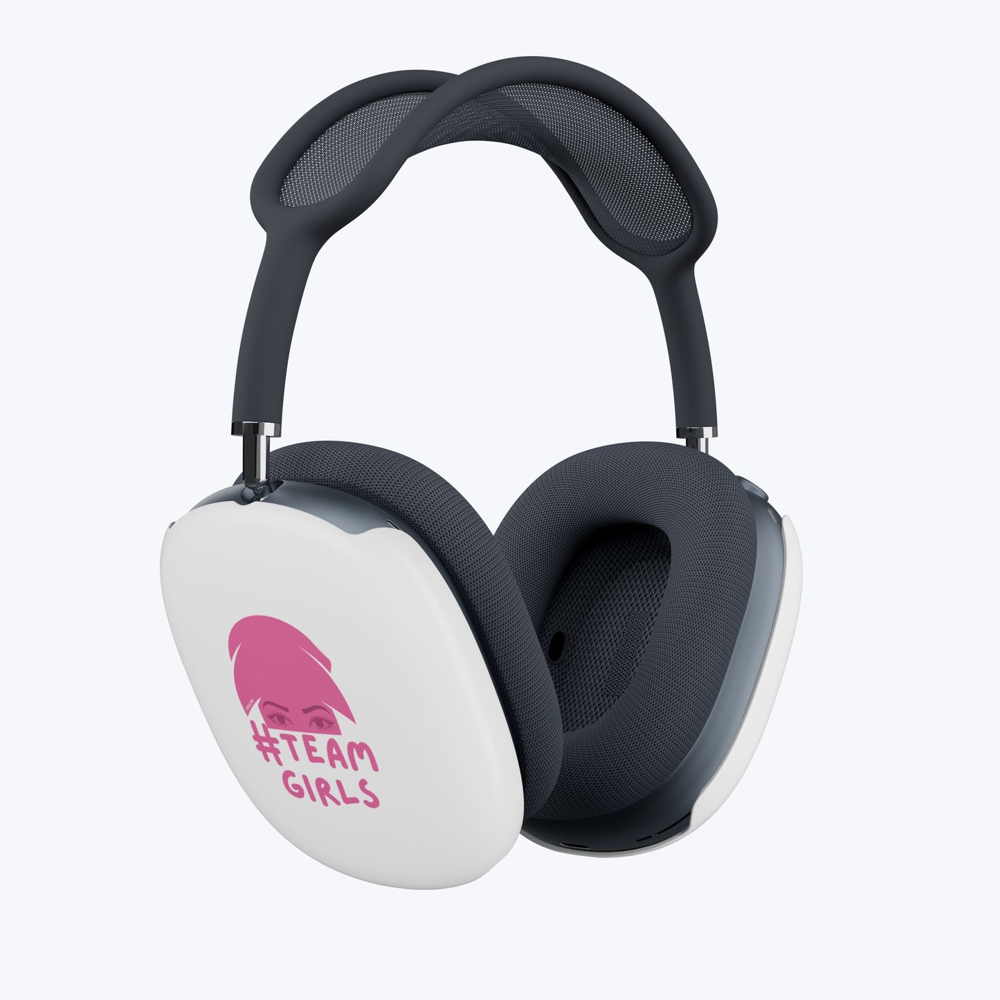 Premium AirPod Max Case — ‘Team Girls’ Pink Logo Protective Covers