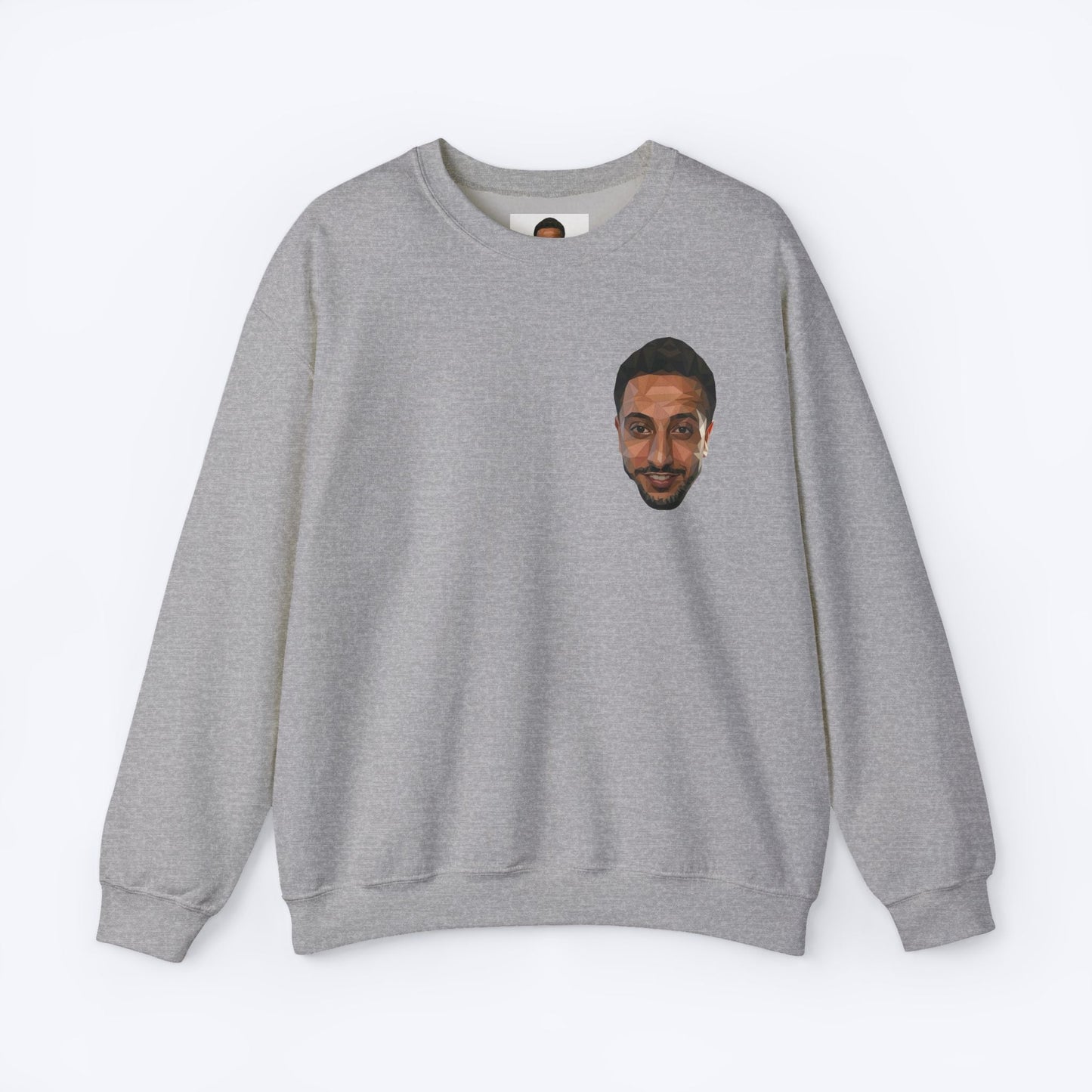 NasDas Sweatshirt – Minimal Portrait Crewneck