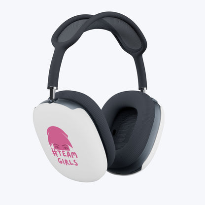 Premium AirPod Max Case — ‘Team Girls’ Pink Logo Protective Covers
