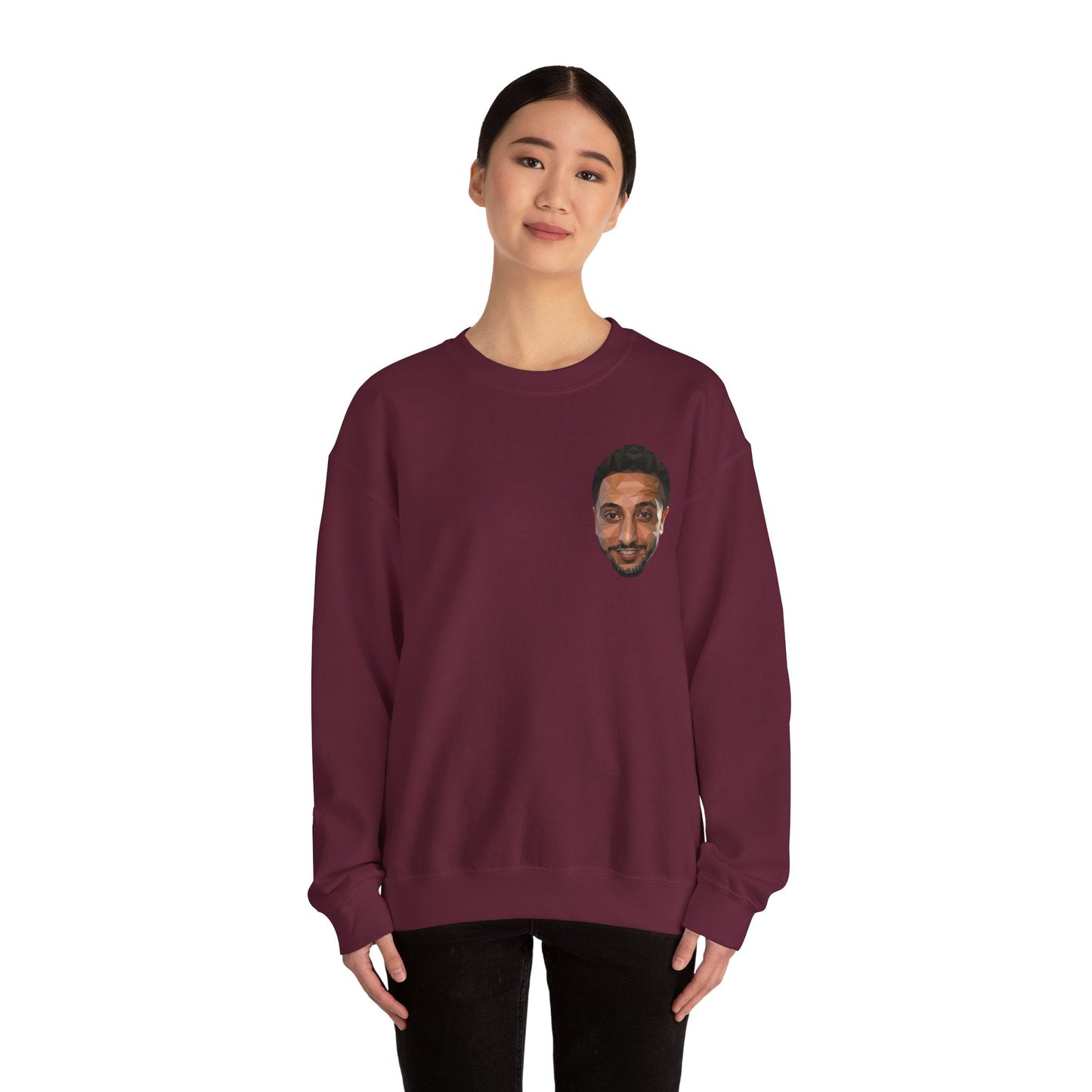 NasDas Sweatshirt – Minimal Portrait Crewneck