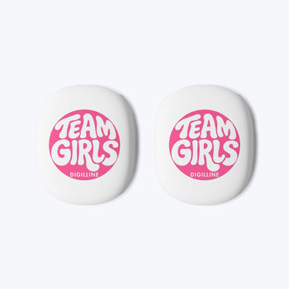 Premium AirPod Max Case — ‘Team Girls’ Pink Logo Protective Covers