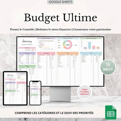 Planificateur Budget Intelligent (Excel/Sheets)