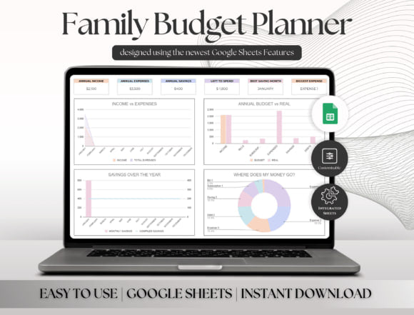 Premium Family Budget Planner 2026 +Gift !!